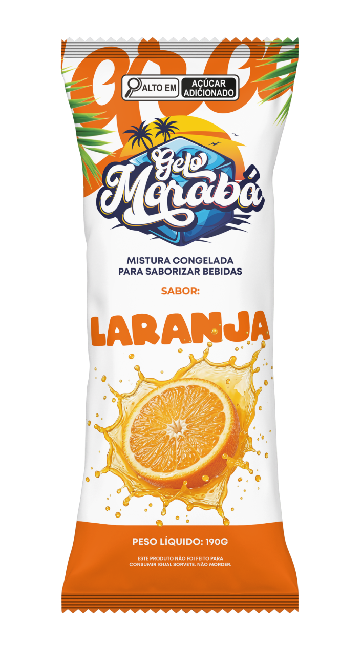 Gelo Marabá Laranja