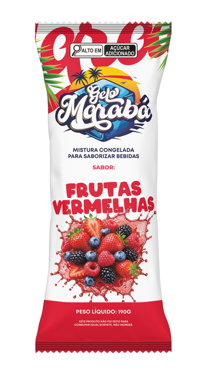 Gelo Marabá Frutas Vermelhas